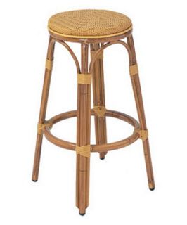 GAR Products 30 Inch Seaside Collection Bar Stool   Light Bamboo   Chairs