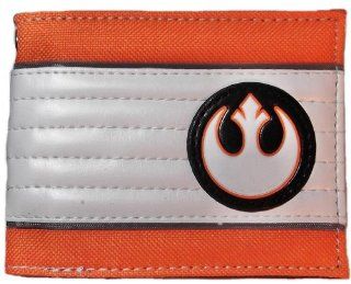Star Wars REBEL ALLIANCE Symbol Orange/White Bi Fold WALLET Toys & Games