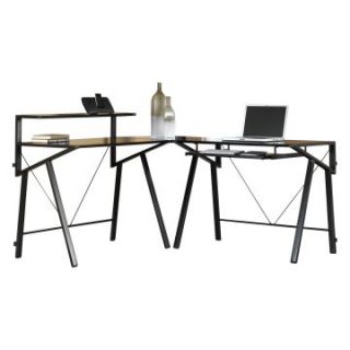Sauder Vector L Shaped Desk   Black   Computer Desks
