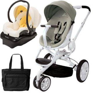 Quinny CV078BFV Moodd Stroller Travel system with diaper bag and car seat   Natural Bright  Baby Stroller Travel Bags  Baby