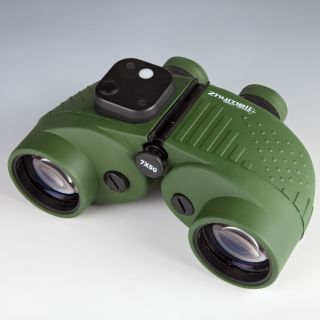 Zhumell 7x50mm Marine Binoculars with Compass and Reticle   Binoculars