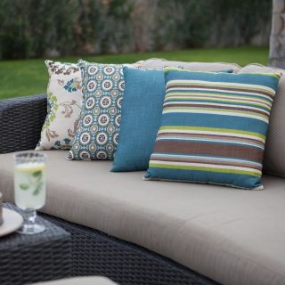 Ulani Outdoor Toss Pillow   16 x 16 in.   Set of 2   Outdoor Pillows