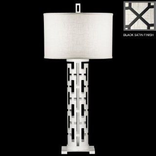 Fine Art Lamps 787310 Black & White Story Transitional Style 33 Inch Tall Table Lighting With Finish Options   Floor Lamps  