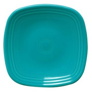 Fiesta Turquoise Square Luncheon Plate   Set of 4   Dinnerware