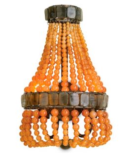 Currey & Company Lana Wall Sconce   Apricot   Wall Lighting