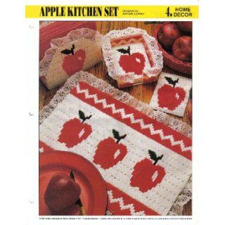 Apple Kitchen Set (Plastic Canvas) (#4 Home Decor) Kenneth Cormier Books
