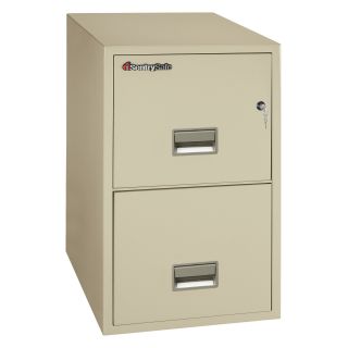 SentrySafe T3131 Water Resistant 2 Drawer Vertical Letter Filing Cabinet   File Cabinets