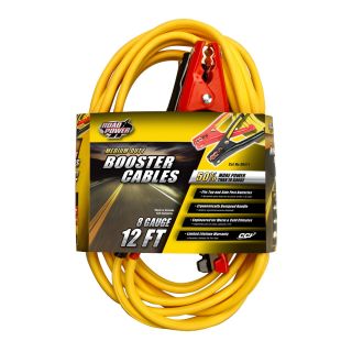 Coleman Cable 08471 8 Gauge Medium Duty 12 ft. Booster Cables   Auto Tools