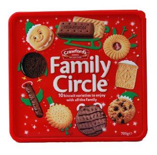 Crawford's Family Circle Tub 700g  Packaged Biscuit Snack Cookies  Grocery & Gourmet Food