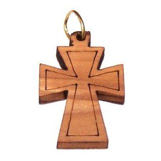 Maltese Olive wood Cross Laser pendant (6cm or 2.36" long ) Pendant Necklaces Jewelry