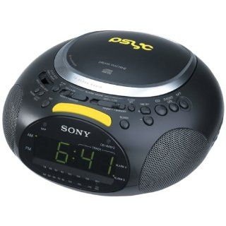 Sony ICF CD832PS Psyc CD / AM / FM Stereo Clock Radio (Black) Electronics