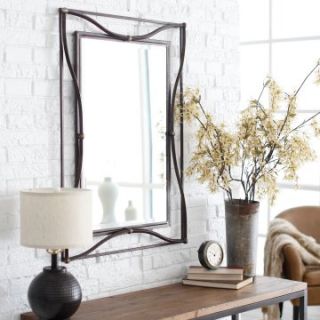 Thierry Iron Beveled Mirror   28W x 38H in.   Wall Mirrors