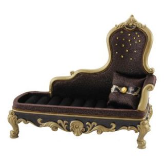 Luxurious Leopard Lounge Chair Jewelry Holder   Brown   8W x 6H in.   Trinket Boxes