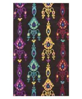 nuLOOM Chandelier Ikat ROIC014A 406 Area Rug   Charcoal   Area Rugs