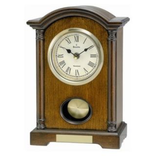 Bulova Dalton Walnut Mantel Clock   Mantel Clocks