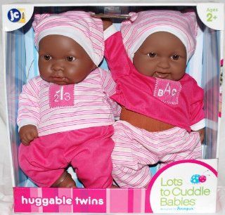 Berenguer African American Black Twin Baby Dolls Lots to Cuddle Babies Toys & Games