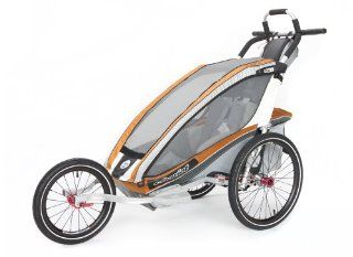 Chariot CX 1 Chassis Bundled with Jogging Kit, 1 Child   Copper  Child Carrier Bike Trailers  Sports & Outdoors