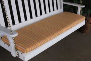 A & L Furniture Sundown Agora 6 ft. Cushion for Bench or Porch Swing   Outdoor Cushions