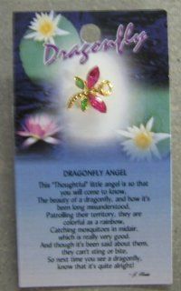 Thoughtful Little Angels 834 Dragonfly Angel Pin  Other Products  