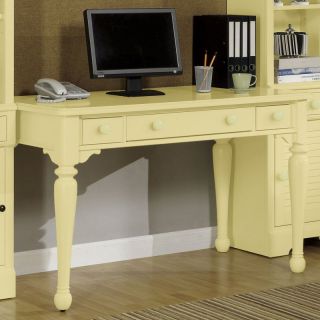 Riverside Splash of Color Writing Desk   Buttercup Yellow   Writing Desks