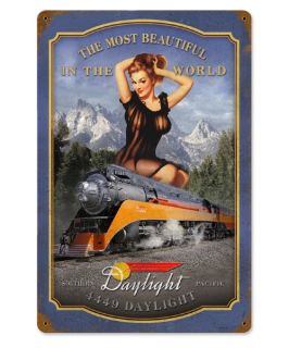 Daylight Vintage Metal Sign   12W x 18H in.   Wall Sculptures and Panels