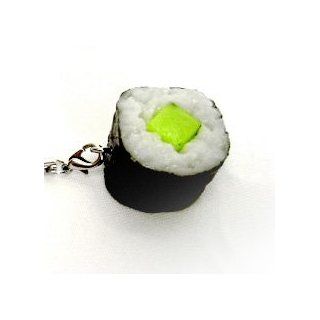 Japanese Fun Realistic Cucumber Sushi Roll Phone Charm Toys & Games