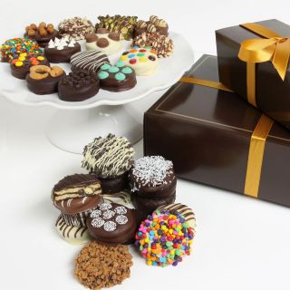 Golden Edibles 15 Piece Ultimate Milk Chocolate Covered Oreo Cookies   Gift Baskets by Occasion
