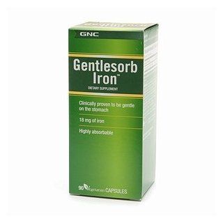 GNC Gentlesorb Iron, Vegetarian Capsules 90 ea Health & Personal Care