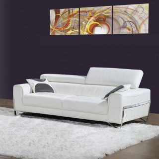 Bellini Modern Flynt Top Grain Leather Sofa   Sofas