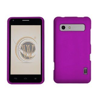 LG Mach LS860 Protex Purple Rubber Feel Cell Phones & Accessories