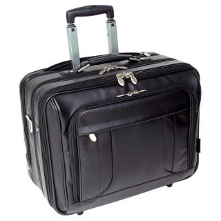 McKlein USA Lasalle Wheeled Leather Laptop Bag   Briefcases & Attaches