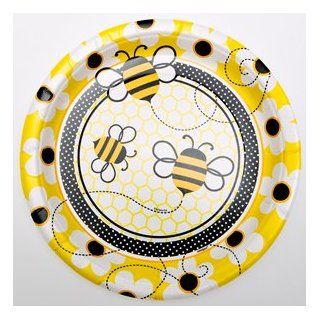 9" Busy Bees Plates Toys & Games
