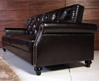 Milan Convertible Leather Sofa   Sofas