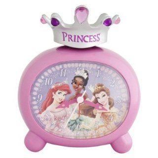 Disney Princess Crown Top Alarm Clock   Childrens Clocks