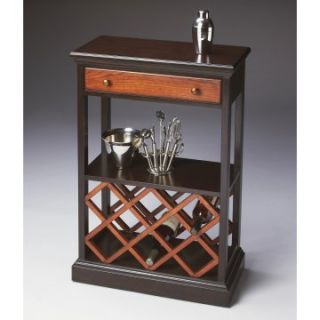 Butler Specialty Wine Rack Table   Transitional Cherry   Wine Furniture