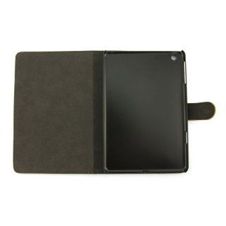 New Cognac Leather Display Flip Case Stand Cover for Apple iPad Mini Color Tan Computers & Accessories
