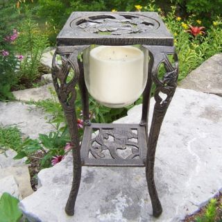 Oakland Living Hummingbird Candle Holder with Candle   Garden Decor