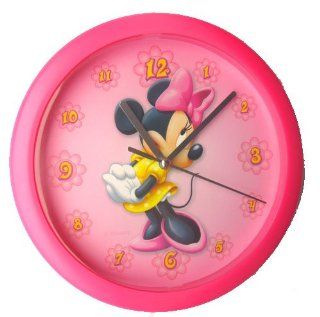 Disney Minnie Mouse Pink Wall Clock   Childrens Clocks