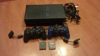 Playstation 2 Console   Black Unknown Video Games