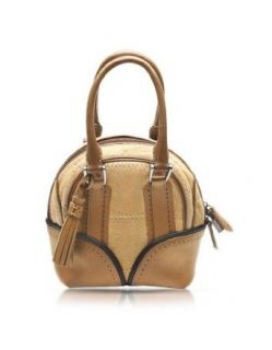 Pineider 1774 Limited Edition Micro Leather Bowling Bag Beige Clothing