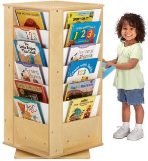 Jonti Craft Revolving Literacy Tower Bookcase   Small   Kids Bookcases