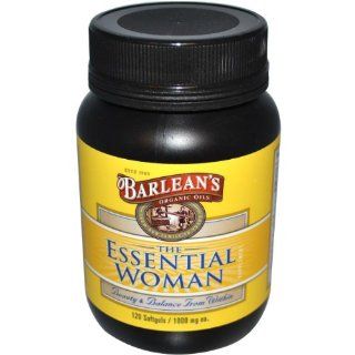 Barlean's, The Essential Woman Supplement, 120 Softgels, 1,000 mg Each Health & Personal Care