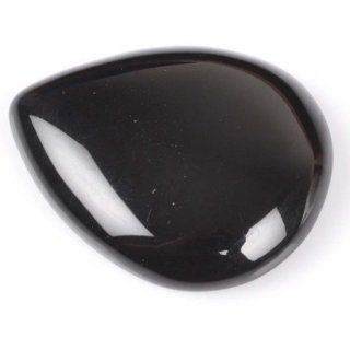Semi Precious 33.10 Ct Natural Black Onyx Pear Shape Loose Gemstone Jewelry