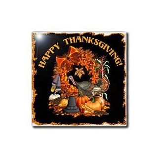 ct_11684_1 Dream Essence Designs Thanksgiving   Thanksgiving featuring a wild turkey, Native American and Pilgrim themes, the Fall harvest and more   Tiles   4 Inch Ceramic Tile   Decorative Tiles
