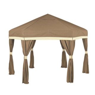 E Z UP 16 x 16 ft. Deco Pavilion   Cocoa   Canopies