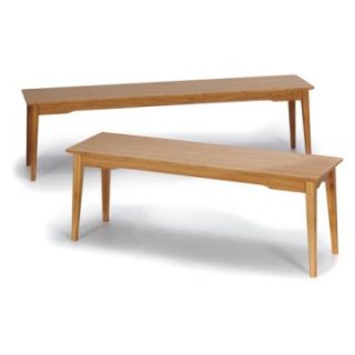 Currant Bamboo Short Dining Bench   48 in.   Indoor Benches