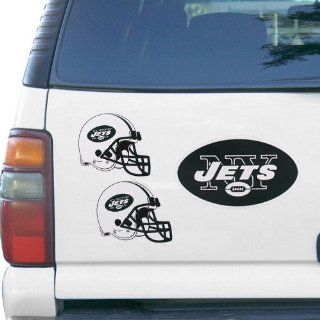 New York Jets 3 Piece Ultimate Car Magnet Kit  Sports Fan Apparel  Sports & Outdoors