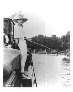 Photo Actress Audrey Hepburn Fishing   Photographs
