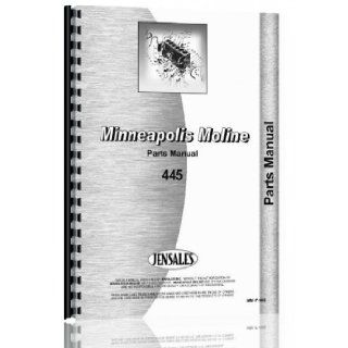 Minneapolis Moline 445 Tractor RC and Utility (R 1157C) Parts Manual Jensales Ag Products Books