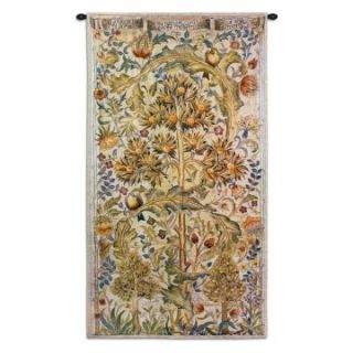 Summer Quince Wall Tapestry   35W x 68H in.   Wall Tapestries and Scrolls